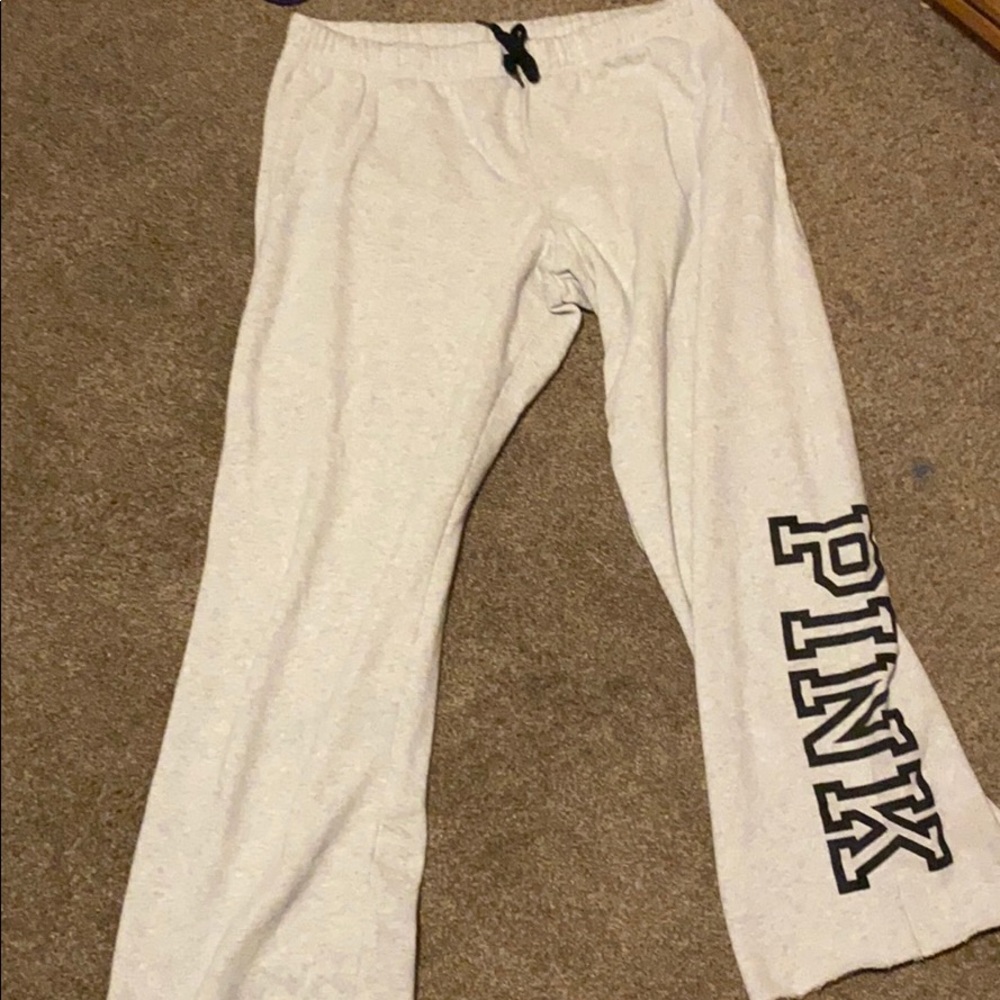 Light grey boyfriend joggers